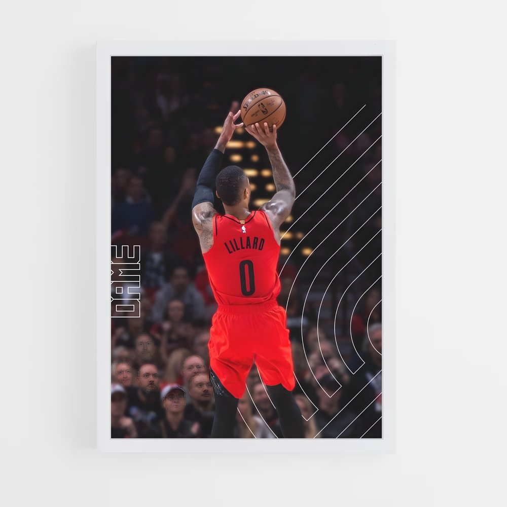 Poster Damian lillard soi – affiche Basketball (vue 3)
